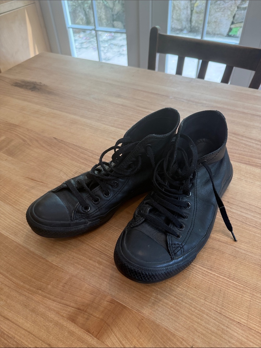 Black Converse High-Top Sneakers